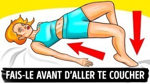 '5 Minutes d’Entraînement Avant le Coucher Pour Éliminer Rapidement la Graisse Abdominale'