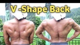'How to get V SHAPE back - Transformation | ANISH FITNESS'