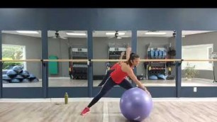'Cardio Ball - full body workout using a stability ball'