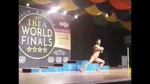 'Body Building World Finals 2018, Men\'s Fitness category. #bodybuilding #posing #competition'