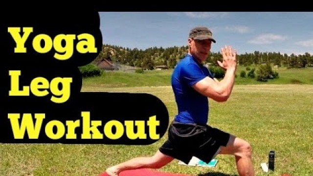 '10 Min Athletic Yoga Lunge Leg & Butt Workout (+Laura London Book)'