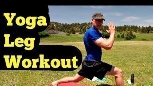 '10 Min Athletic Yoga Lunge Leg & Butt Workout (+Laura London Book)'