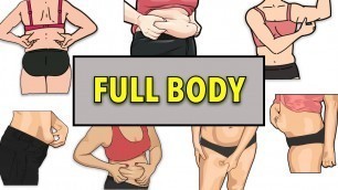 'FULL BODY FAT BURN - SIMPLE HOME WORKOUT'