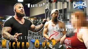 'STAX SNAPS!!! ALMOST KICKED OUT OF CRUNCH GYM | Destroying Back | Day in the Life of Joey Stax'