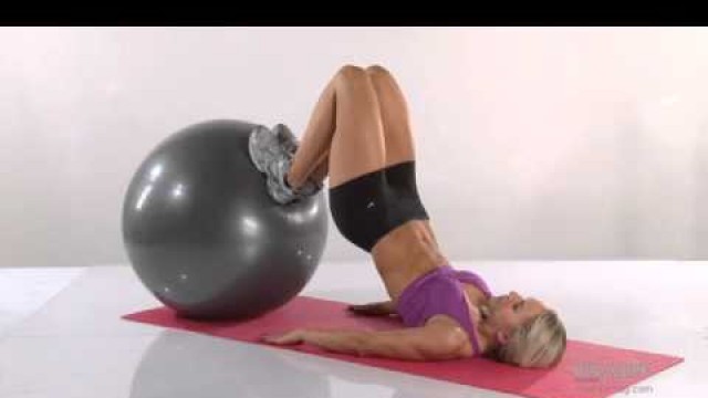 'Stability ball hamstring curl'