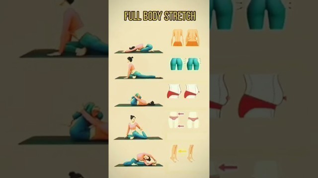 'Full Body Yoga Exercises For Female# short# body fitness #subscribed'