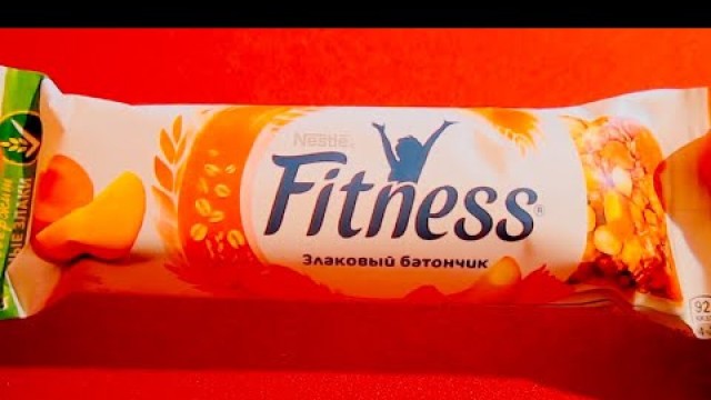 'FITNESS NESTLE PEACH AND APRICOT - ОБЗОР ЗЛАКОВЫЙ БАТОНЧИК ПЕРСИК И АБРИКОС'