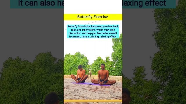 'Butterfly Exercise #stretching #cooldown #butterfly #fitness #workout #homeworkout #shorts #short'