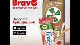 'Joacă-te în aplicația Profi și poți câștiga un baton Nestle Fitness Strawberry'