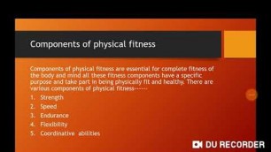 'Class 11th Unit 3 Physical Fitness, Wellness and Lifestyle Part 2'