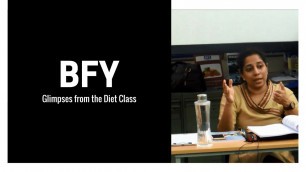 'BFY Sports and Fitness | Diet Class | Student Faculty Interview'