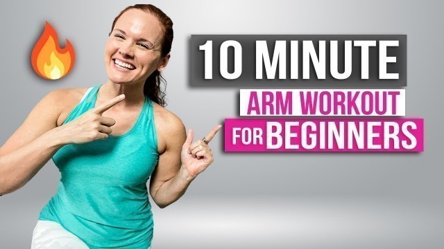 '10 Minute Arm Workout with Weights for Beginners'