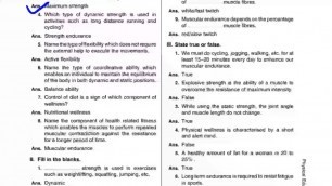 'Class-11 Cha-03(M.C.Q.) Physical fitness wellness & Lifestyle||Fitness Pathshala||#Fitnesspathshala'