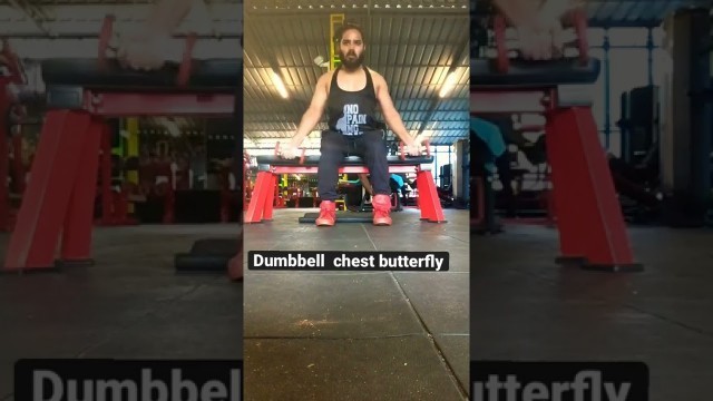 'Dumbbell chest butterfly workout #sbroadiesfitness #joge #youtubeshorts #motivation #chestworkout'