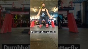 'Dumbbell chest butterfly workout #sbroadiesfitness #joge #youtubeshorts #motivation #chestworkout'