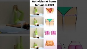 'Activities at home for ladies 2021 #short #health #weighloss #fitness'