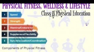 'Physical fitness wellness and lifestyle class 11'