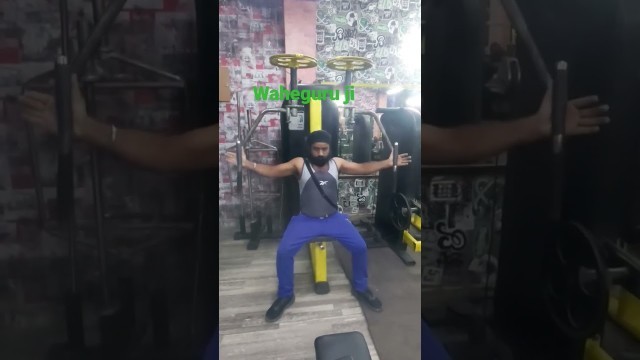 'Singh khalsa - butterfly exercise Chest - motivation - #sikhgymlover #sikh #gym #shortvideo #fitness'