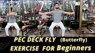 'Pec Deck fly (Butterfly Exercise) || Chest Workout