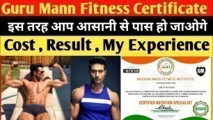 'Very Frank review of Gurumann MiFi certification || Insane Fitness'