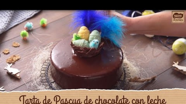 'Tarta de chocolate con leche - Recetas de Pascua de Nestlé Postres'