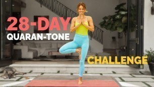 '28-Day Quaran-TONE Challenge — Day 1 — Total Body Sculpting Burn'