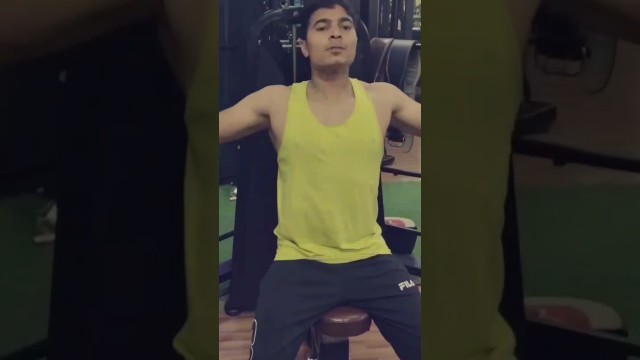 'chest workout butterfly exercise with haryanvi song and follow me on insta ammy jaa8 official 