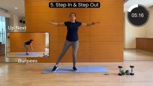 'Fat Burning Knee Friendly Cardio workout by BFY Faculty Urvashi Agarwal | #fatloss #health #workout'