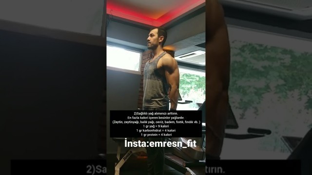 'Kilo almak için 3 tavsiye PART 1!   İnsta:emresn_fit her gün video atmaya çalışıyorum TAKİPTE kalın'