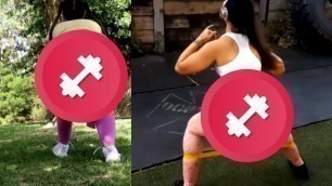 '► Exercícios Para Glúteos e Coxas em CASA + MÉTODO Bumbum na Nuca @dizzy fitness ►INSTA'