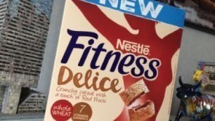 'Céréales NESTLE Fitness Delice - Produit de Macédoine.'