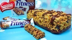 'DIY - Гигантский ЭНЕРГЕТИЧЕСКИЙ ФИТНЕС батончик НЕСТЛЕ / Giant FITNESS bar Nestle(EngSub)'