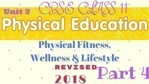 'Physical fitness wellness and lifestyle class 11 in hindi | Part 4'