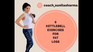 'Kettlebell Exercises for Fat loss by BFY Faculty Sunita Sharma | #fatloss #health #kettlebell'
