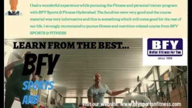 'Learn From The Best...BFY Sports & Fitness'