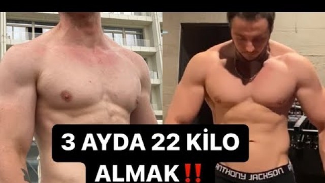 '3 AYDA 22 KİLO ALMAK #fitness #kiloalmakistiyorum #bulk #bodybuilding #koclok'