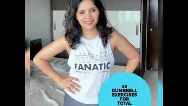 '10 DUMBBELL EXERCISES FOR FAT LOSS by BFY Faculty Sunita Sharma | #health #fatloss #workout'