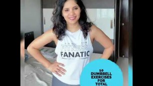 '10 DUMBBELL EXERCISES FOR FAT LOSS by BFY Faculty Sunita Sharma | #health #fatloss #workout'
