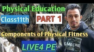 'Components of Physical fitness| Wellness Lifestyle | Chapter 3 | Class 11| Physical Education'