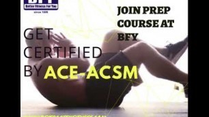'BFY - Get certified by ACE - ACSM'
