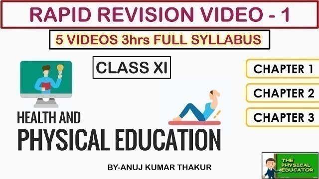 'Class 11 Physical Education I Revision Video 1 I Full Syllabus'