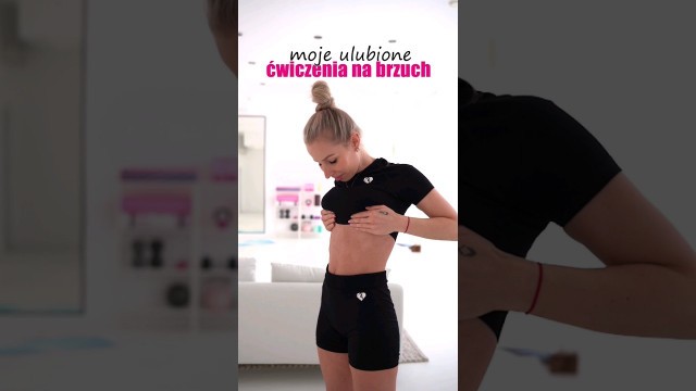 'Moje (aktualnie) ulubione ćwiczenia na brzuch #fitness #gym #fit #fitnessmotivation #motywacja'