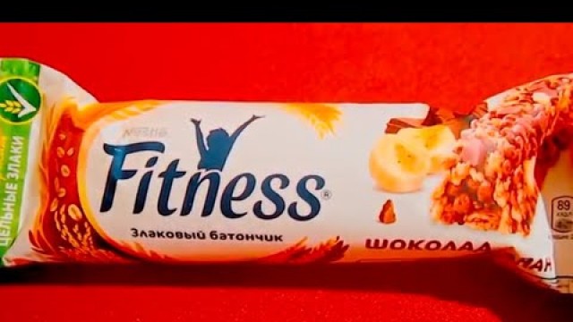 'NESTLE FITNESS CHOCO BANANA - ЗЛАКОВЫЙ БАТОНЧИК ФИТНЕС ШОКОЛАД И БАНАН ОБЗОР'