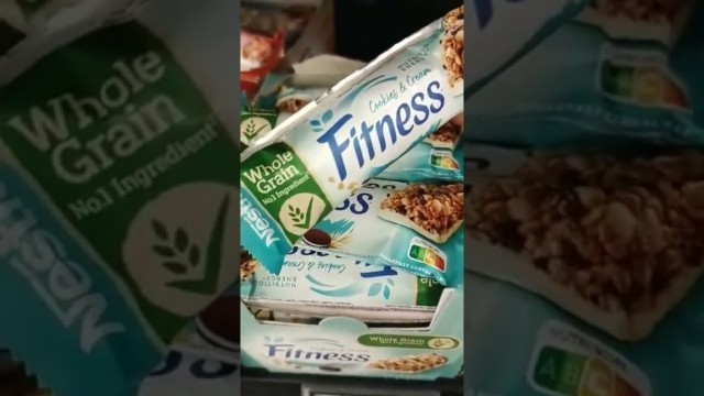 'Fitness nestle with Interesting sounds|ASMR #shorts #trending #viral #nestle #satisfying'