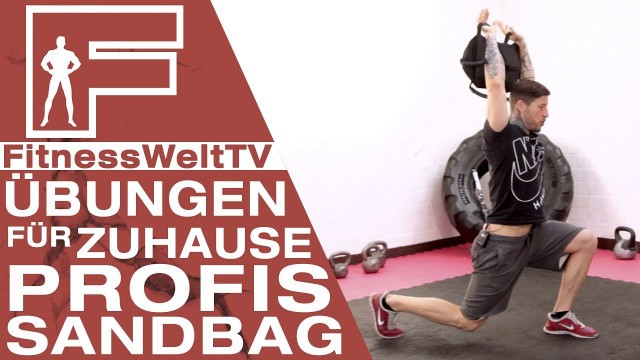 'Übungen für Zuhause Sandbag Workout'