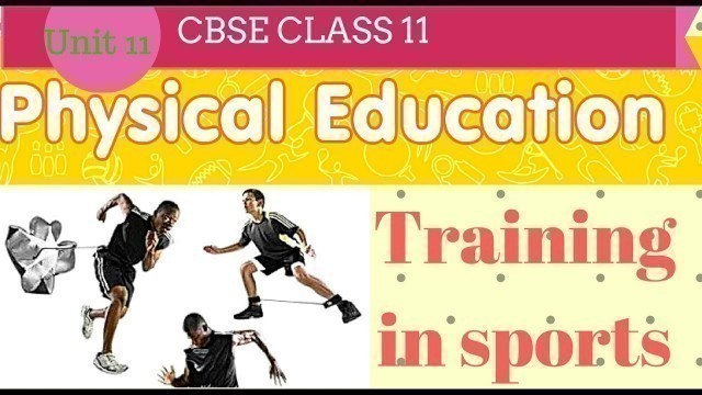 'Training in sports class 11 Physical Education notes'