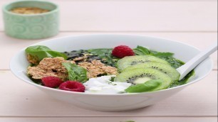 'Batido Verde con cereales - Recetas Nestlé Fitness'