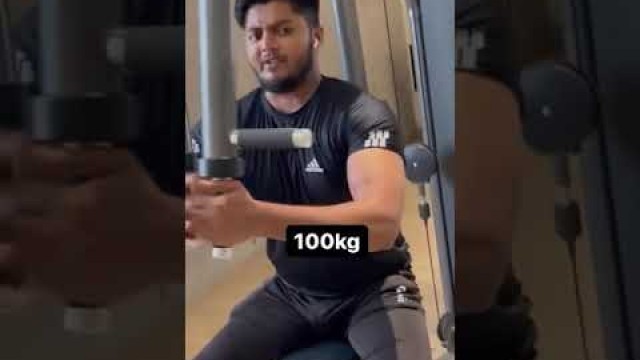 'HM bouncer 100kg butterfly exercise #youtubeshorts #subscribe #like #bouncer'