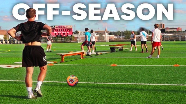 'D2 College Soccer Player Off-Season Training'