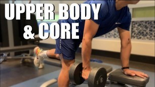 'Upper Body & Core Gym Training for Soccer Players/Footballers'